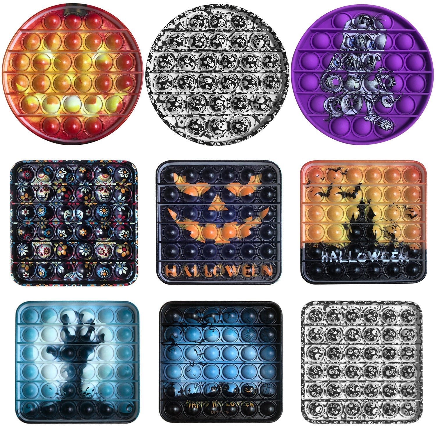 Jumbo Push Pop Fidget Sensory -Halloween collection - Image 2