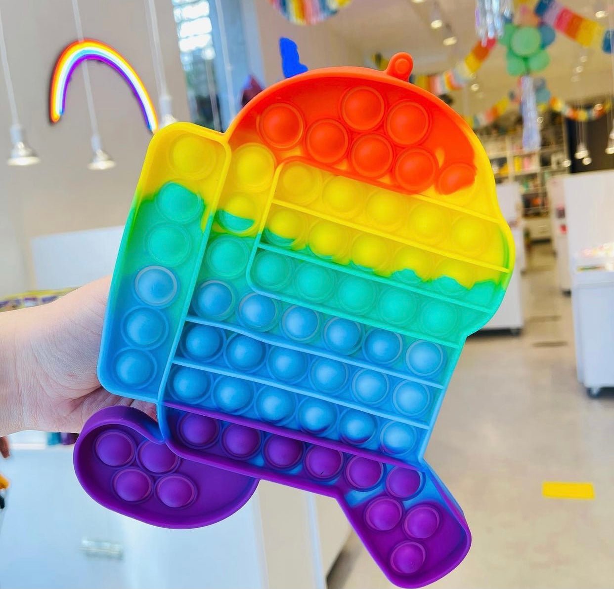 Jumbo Push Pop Fidget Sensory -Robot collection