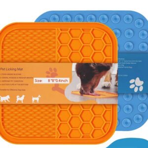 Mat For Dogs Cats Slow Food Bowls New Pet Dog Feeding Food Bowl Silicone Dog Feeding Lick Pad Dog Slow Feeders Treat Dispensing