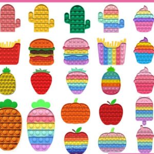 Beautiful Push Pop Fidget Sensory Toy- Foodie World