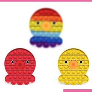 Beautiful Push Pop Fidget Sensory Toy- Octopus Collection