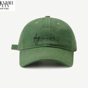 DOG MOM HAT - OLIVE GREEN