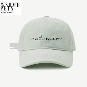CAT MOM HAT - MINT GREEN