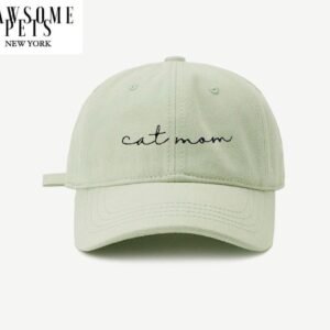CAT MOM HAT - LIGHT GREEN BEAN