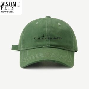 CAT MOM HAT - OLIVE GREEN