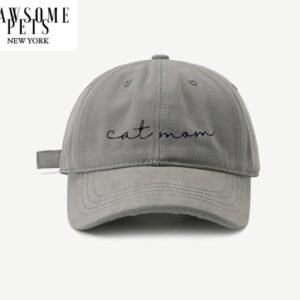 CAT MOM HAT - GREY