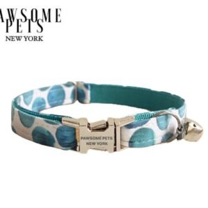 SMALL SIZE DOG & CAT COLLAR - MOON BLUE