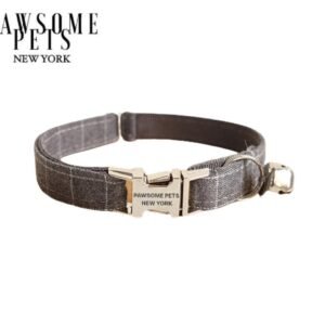 SMALL SIZE DOG & CAT COLLAR - MISTY GREY