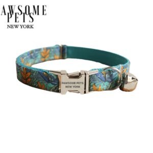 SMALL SIZE DOG & CAT COLLAR- TURQUOISE BLUE