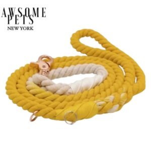 ROPE LEASH - LEMON DROP