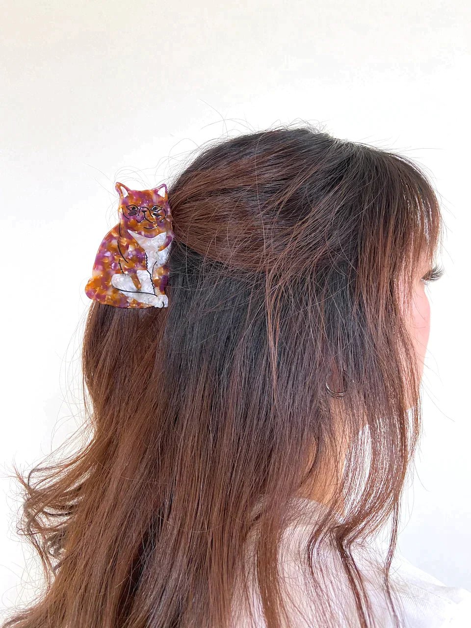 PAWSOME PETS NEW YORK Hand-painted Cat Breed Claw Hair Clip #4 | Eco-Friendly - Image 3