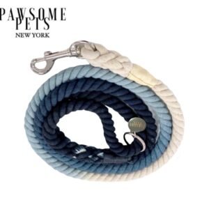 ROPE LEASH - OMBRE DARK BLUE