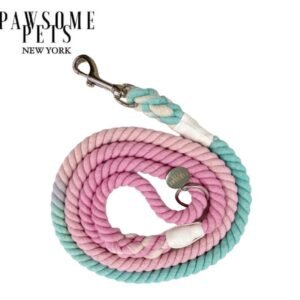 ROPE LEASH - OMBRE MOON BLUE PINK