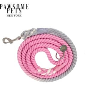 ROPE LEASH - OMBRE GREY PINK