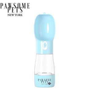 2 IN 1 PORTABLE PET FEEDER - BLUE