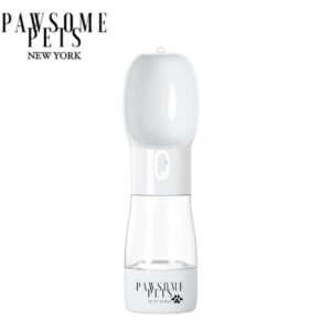 2 IN 1 PORTABLE PET FEEDER - LIGHT GREY