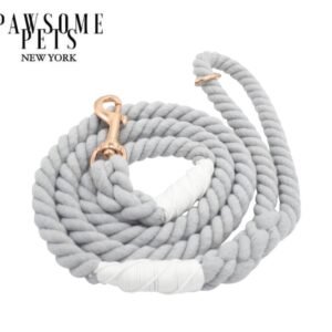 ROPE LEASH - LIGHT GREY