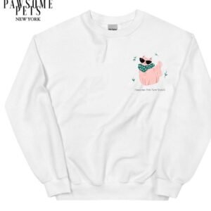 SWEATSHIRT - JOYFUL CAT(UPPER RIGHT)