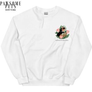 SWEATSHIRT - LADY WITH BLACK CAT(UPPER RIGHT)