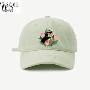 CAT MOM HAT - LADY WITH BLACK CAT