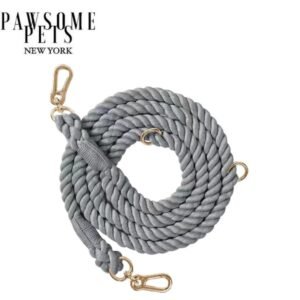 HANDS FREE DOG ROPE LEASH - CHARCOAL