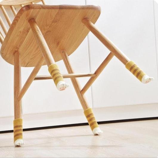 Cute Paw Socks for Chairs and Tables (1 Set) - Image 3