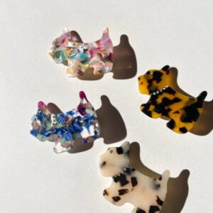 PAWSOME PETS NEW YORK Hand-painted Dog Hair Clip all colors | Eco-Friendly
