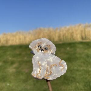 PAWSOME PETS NEW YORK Hand-painted Dog Breed Claw Hair Clip #3 | Eco-Friendly