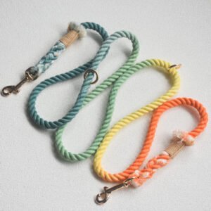 HANDS FREE DOG ROPE LEASH - FOREST SHADE