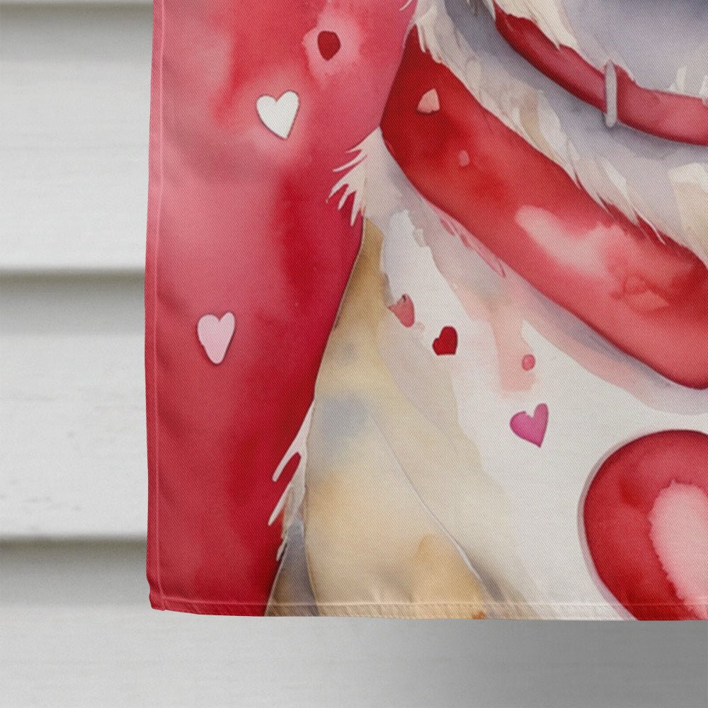 Anatolian Shepherd Dog My Valentine House Flag - Image 4