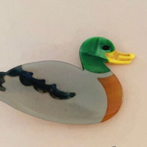 PAWSOME PETS NEW YORK Hand-painted BIRDS COLLECTION Hair Clip #11 | Eco-Friendly