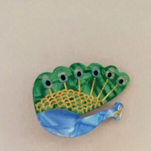 PAWSOME PETS NEW YORK Hand-painted BIRDS COLLECTION Hair Clip # 8 | Eco-Friendly