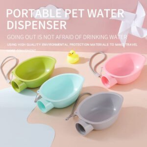 HOOPET Pet Dog Water Bottle Feeder Bowl Portable Water