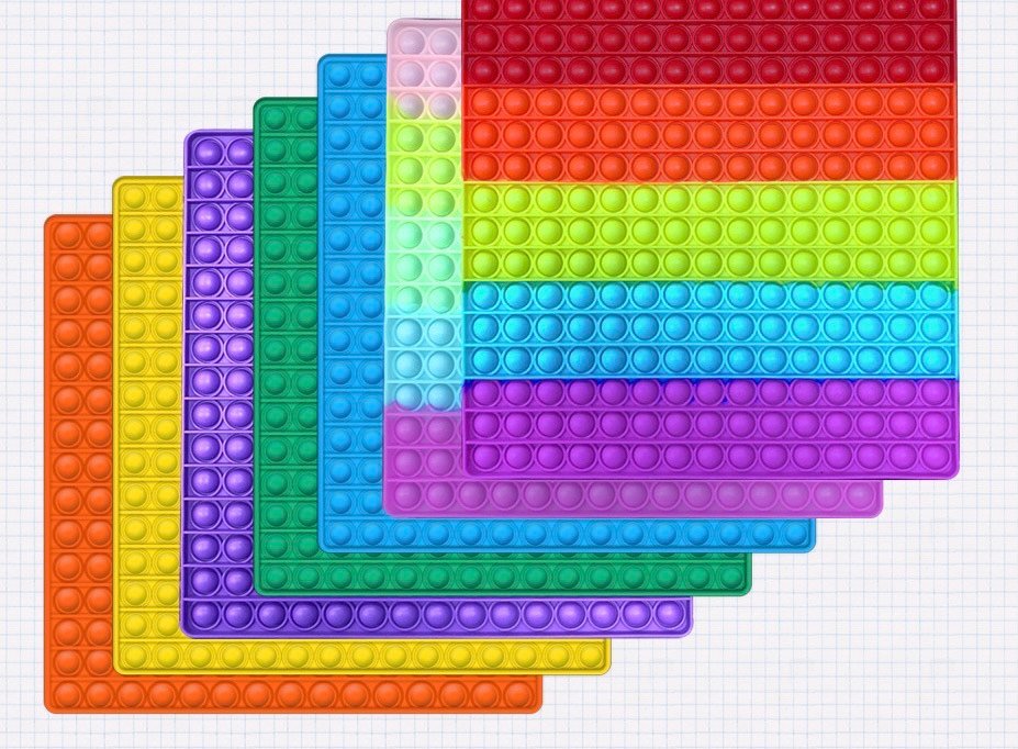 Jumbo Push Pop Fidget Toy-Fidget Sensory Toys-Square - Image 3